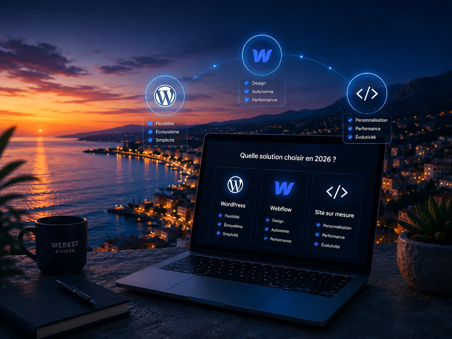 WordPress, Webflow ou site sur mesure : quelle solution choisir en 2027 ?