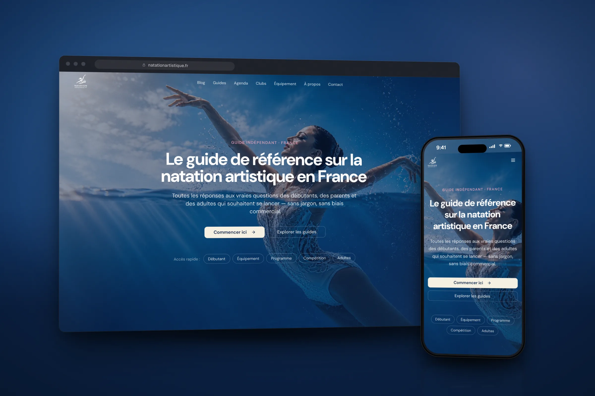 natationartistique.fr — Guide de référence en ligne