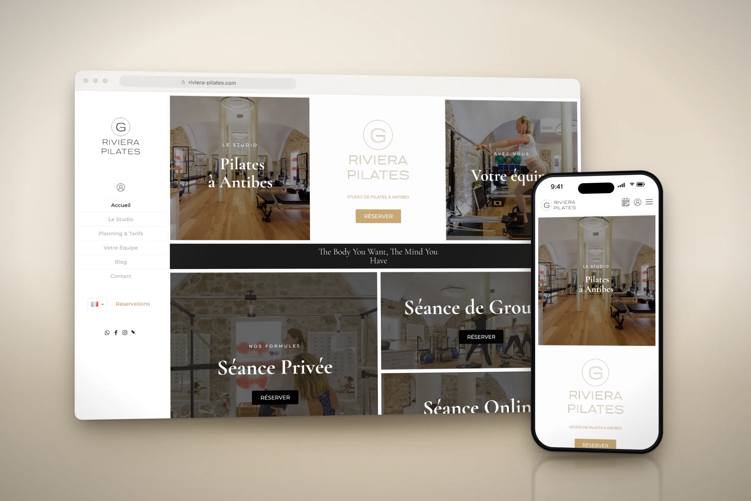Riviera Pilates — Studio de Pilates, Antibes