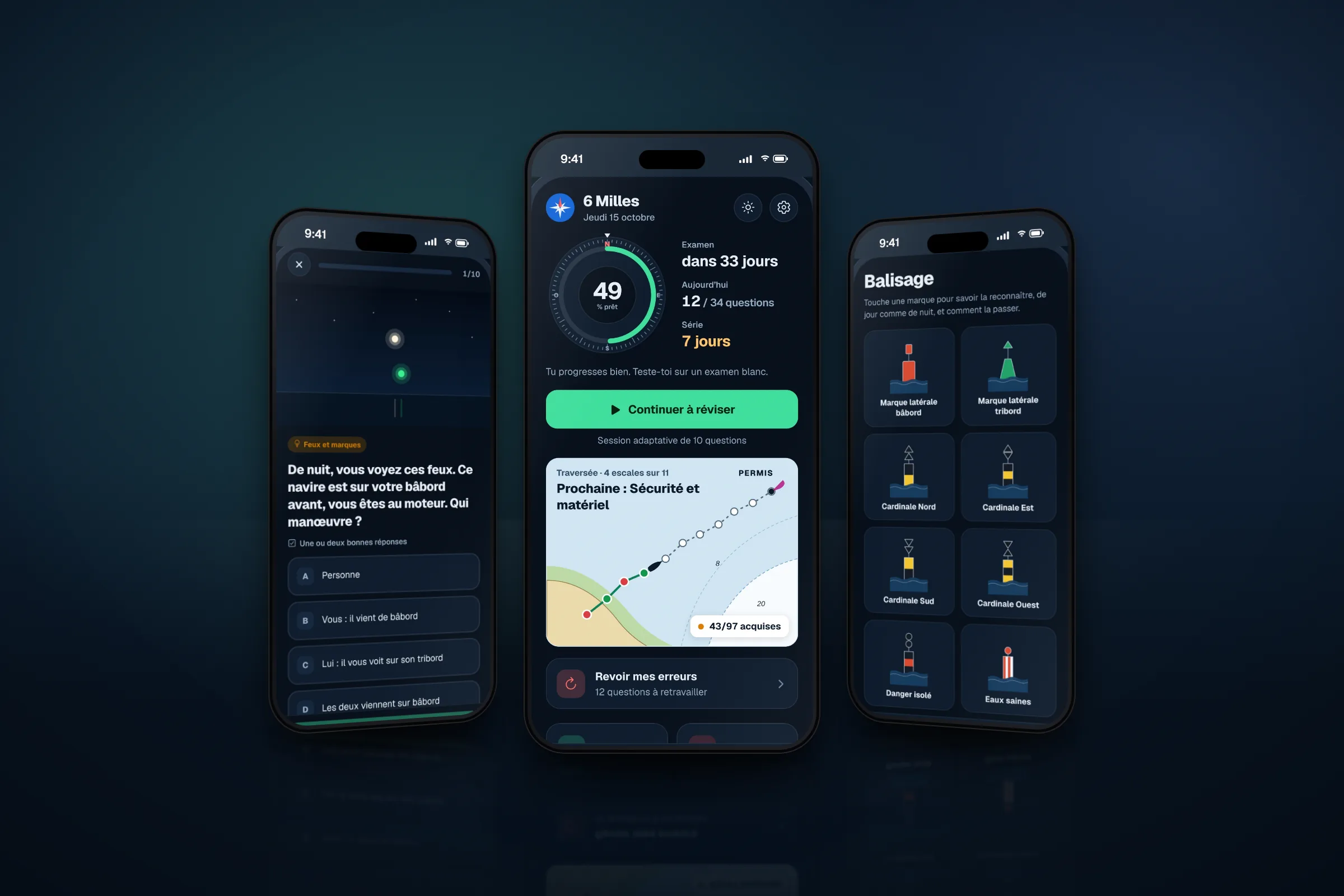6 Milles — Application iOS & Android