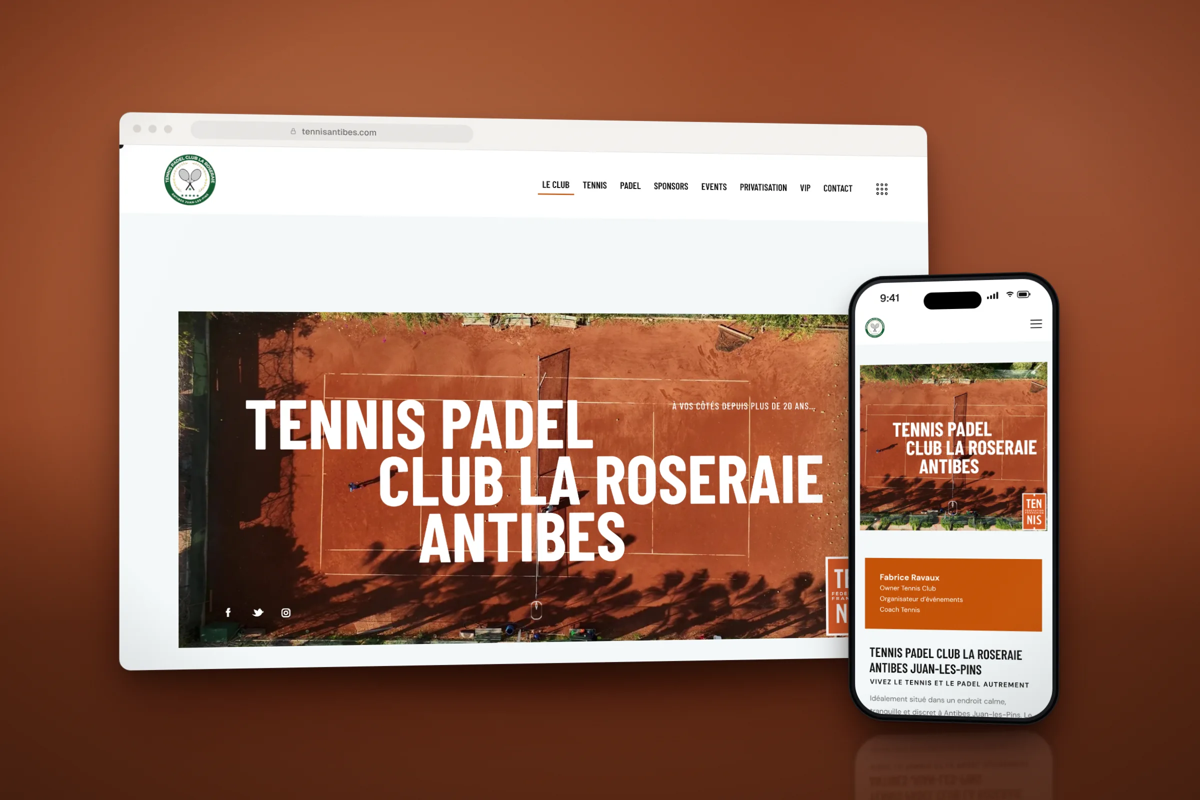 Tennis Padel Club La Roseraie — Club de tennis & padel, Antibes